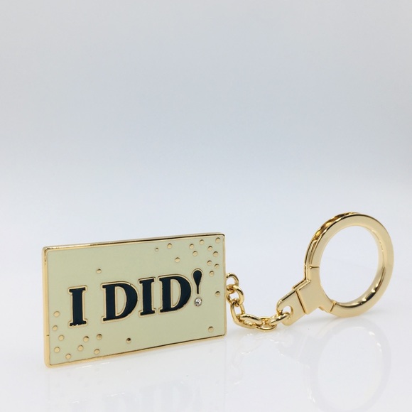 ‼️SOLD‼️ Kate Spade “I do, I did!” Keychain Bag Charm - Picture 5 of 7